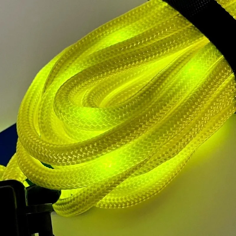 LED Camping Wind Rope Luminous Lamp Awning Tent Roof Anti-Trip Night Warning Atmosphere Light Outdoor Windproof Rope Light