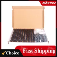 100 Uds. Botellas de vidrio ámbar de 1ml/2ml para aceites esenciales, botellas de muestra, botella vacía recargable con tapas negras para aceites esenciales