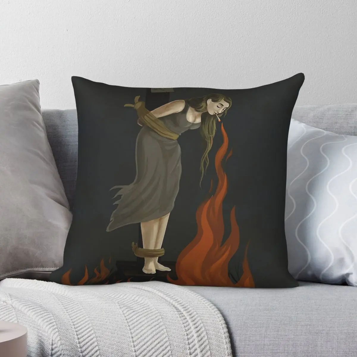 Keep Cool Blonde Square Pillowcase Polyester Linen Velvet Creative Zip Decorative Throw Pillow Case Home Cushion Cover