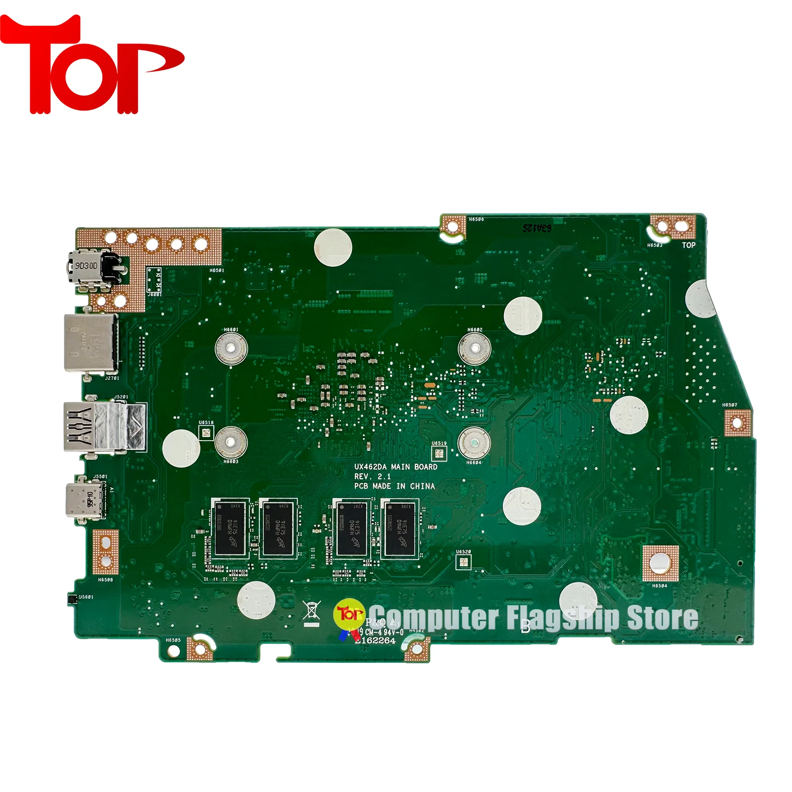 Imagem -02 - Placa-mãe do Portátil para Asus Zenbook Flip 14 Mainboard 8g-ram Q406da Q406q Q406 Ux462qa Um462da R33200 R5-3500u R7-3700u Ux462da