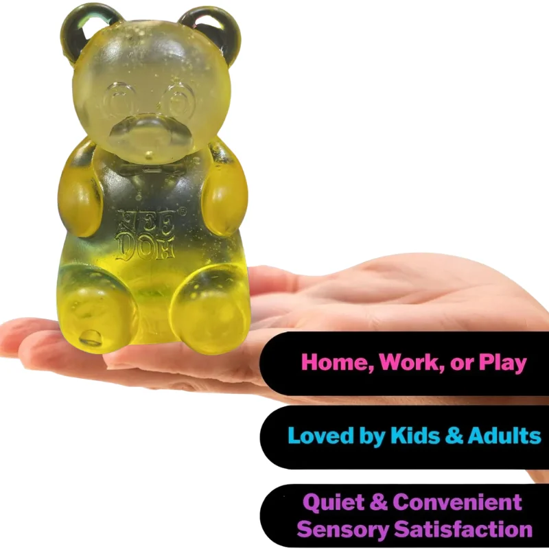 New 8cm NeeDoh Cute Gummy Bear Sensory Squeeze Toy with Jelly-like Filling Slow Rebound Stress Relief Toy To Alleviate Anxiety view 3