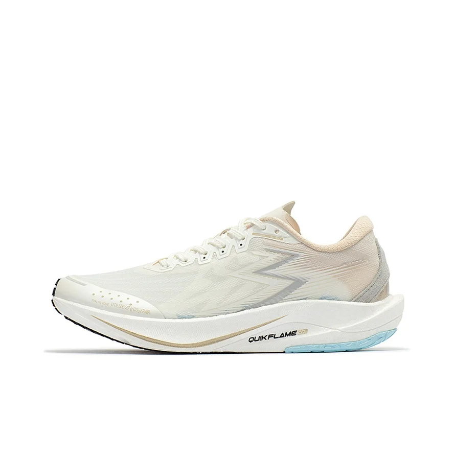 361 Speed 2 Pro Cushioning Slip Resistant Abrasion Resistant Balance Low top Running Shoes Men's White Gold 672332206-1