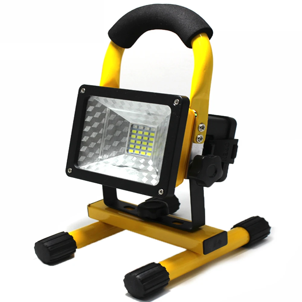 LED Workight Rechargeable Portable Spotlight Searchlight Outdoor Emergency Hand Work Lamp Light for Camping Waterproof lantern