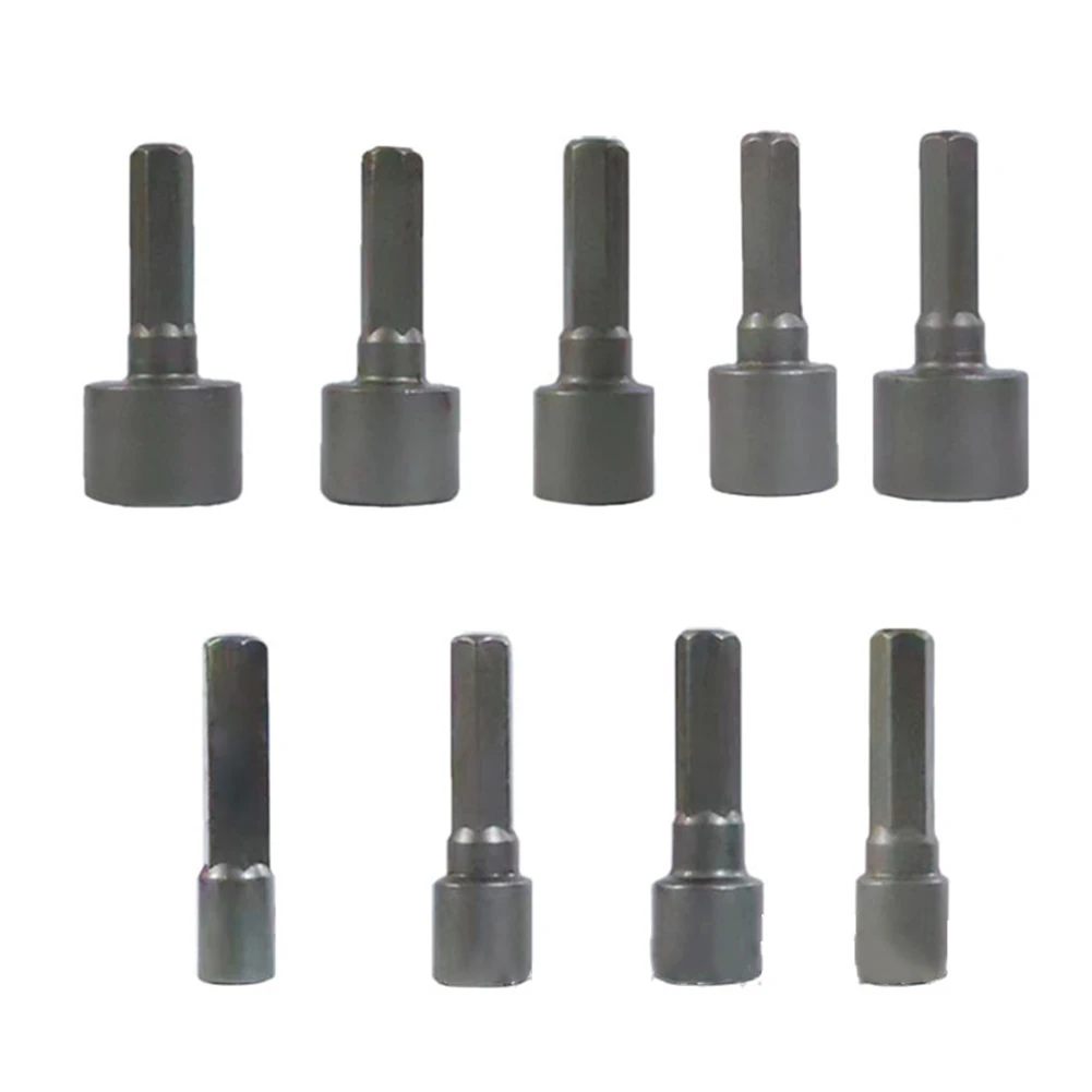 

9/14pcs Socket Inner Hexagonal Wrench Hexagonal Handle Screwdriver Socket Bit Extension Rod Hex Socket Screw Sleeve Nozzles Nut