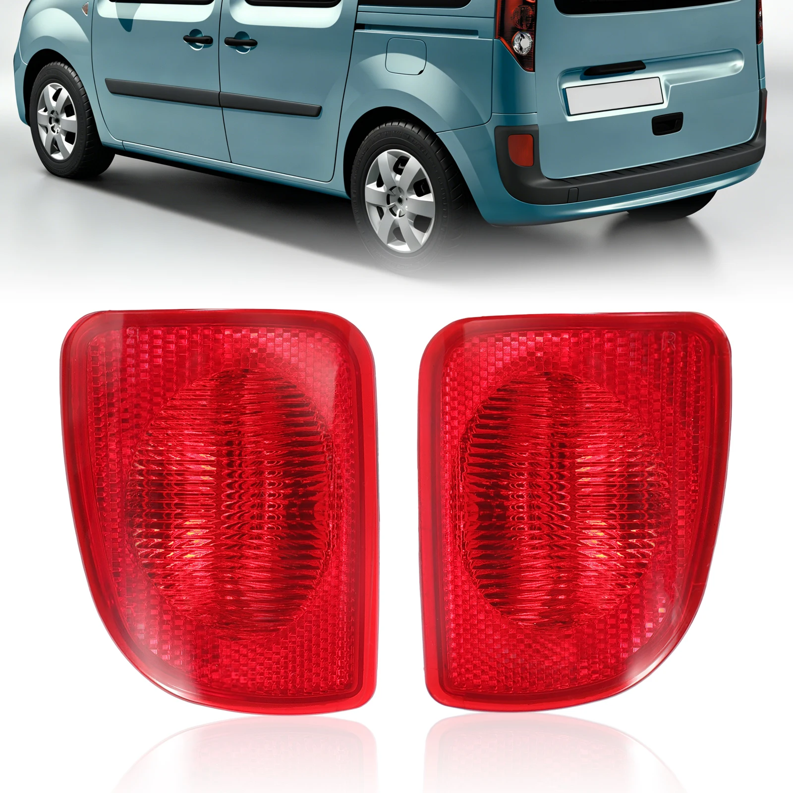 For RENAULT KANGOO 2008-2018 Car Rear Bumper Light Reflector Warning Stop For Mercedes Citan 2012–2021 8200419906 8200419908
