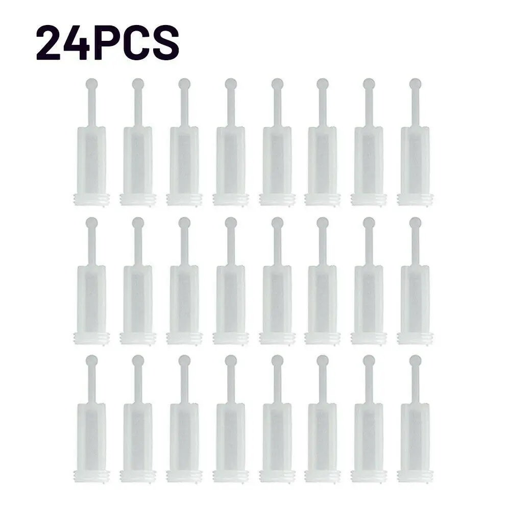Gravity Feed Spray Pot Filter Feed 24pcs Accessories Disposable Filters Gravity Replacement Strainers Gravity Feed