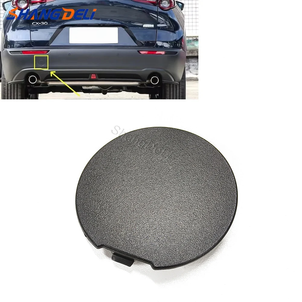 Couvercle de crochet d'oeil de remorquage pour pare-choc arrière, Compatible avec Mazda CX-30 CX30 2020 2021 2022 2023, accessoires de couvercle de garniture