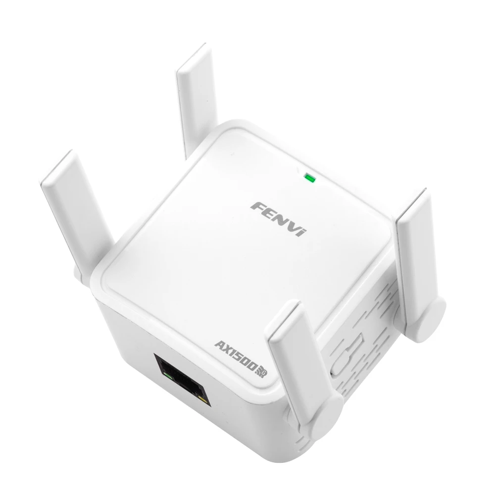 Fenvi 1500Mbps Wireless WiFi 6 Repeater Dual Band 5GHz 2.4Ghz 802.11AX Wi-Fi Extender Amplifier Range Booster เครือข่าย Router