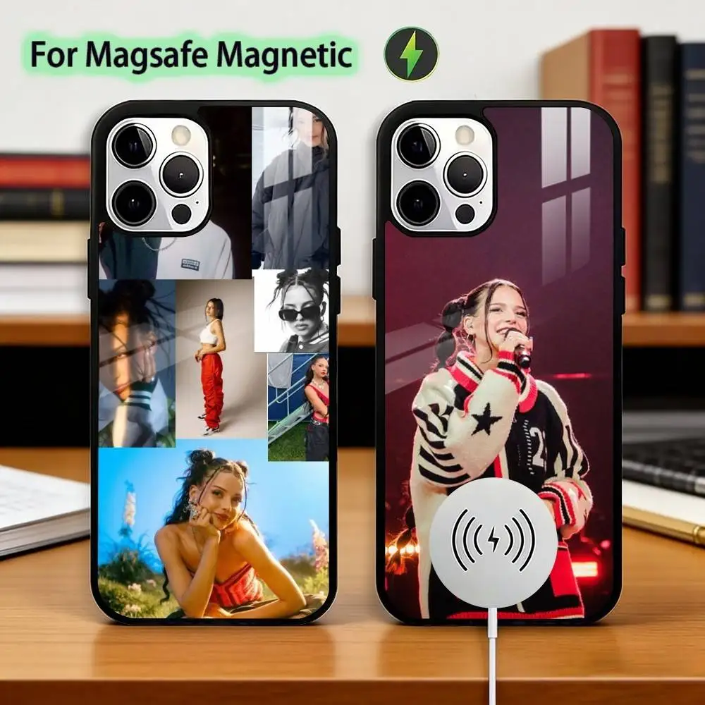 Nina Chuba S-Singer Phone Case For iPhone17,16,15,14,13,12,11 Plus,Pro Magnetic with Magsafe Wireless Charging
