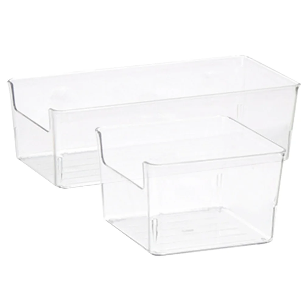 

2Pcs Desktop Drawer Organizing Boxes Strong Storage Solutions for Cosmetics Daily Necessities Tools Bathroom Kitchen