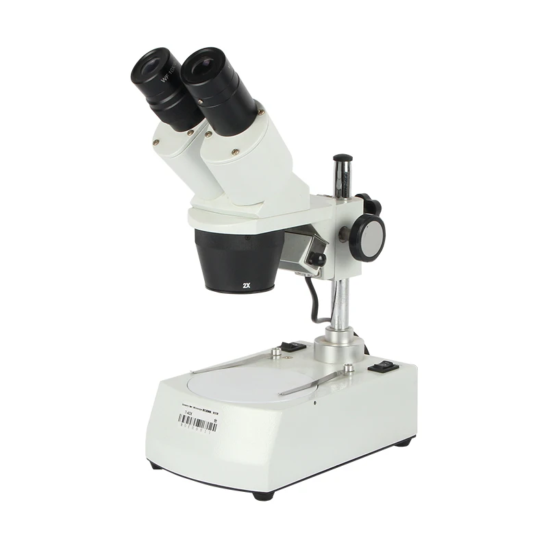 Professional Optical Lens Binocular Microscope 20X/40X Jewerly Lab Gem Observation Microscope