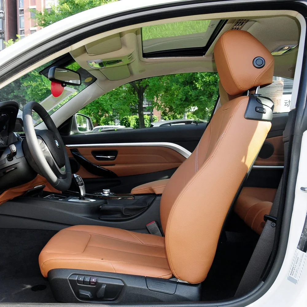 Spezieller Autositzbezug für BMW 4er-Reihe, 2-türiges Coupé, Modelle 2013, 2014, 2015, 2016, 2017, aus PU-Leder, Autositzbezüge, Autozubehör. – Detail 2