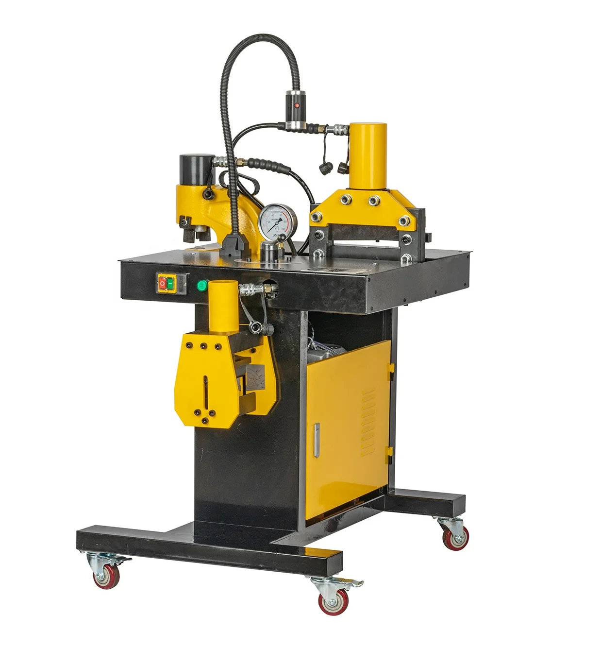 Portable Cooper Busbar Hydraulic Press Bending Cutting Punching Machine