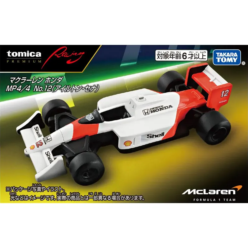 

Коллекционная модель гоночного автомобиля Tomica Racing Car Premium McLaren Honda №12 F1 из литого сплава для взрослых коллекционеров и демонстрации