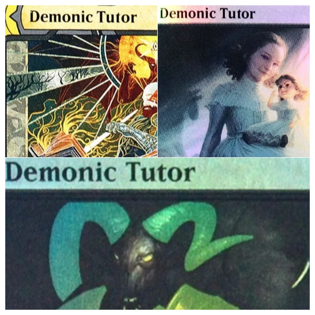 

Demonic Tutor] TCG Magical proxy Cards Game Black - Top Quality Proxy Playing Cards Board Game Trading Cards Proxy