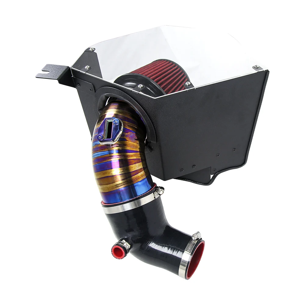 【2026 Hot Selling】KYOSTAR 4'' Titanium & Aluminum Cold Air Intake System with Turbo Inlet Exhaust Pipes for A90