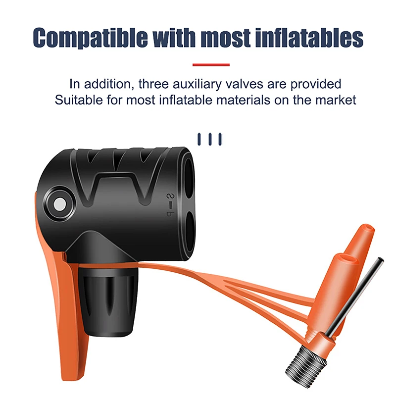 

Адаптер насадки для велосипедного насоса ABS для насоса для накачивания велосипедных шариков, адаптер для шланга, двойная головка, детали для накачки, аксессуары