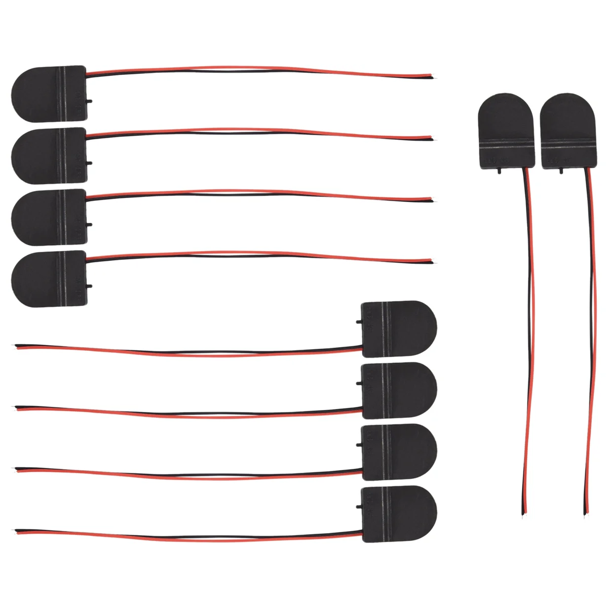 10 ชิ้น/CR2032 ปุ่มแบตเตอรี่ซ็อกเก็ตผู้ถือพร้อมสวิตช์เปิด-ปิด 3V แบตเตอรี่กล่องร้อน