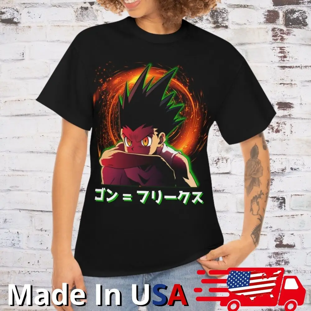 Gon T Shirt Hunter x Hunter Anime Clothing Manga Cosplay Tee Japanese Killua