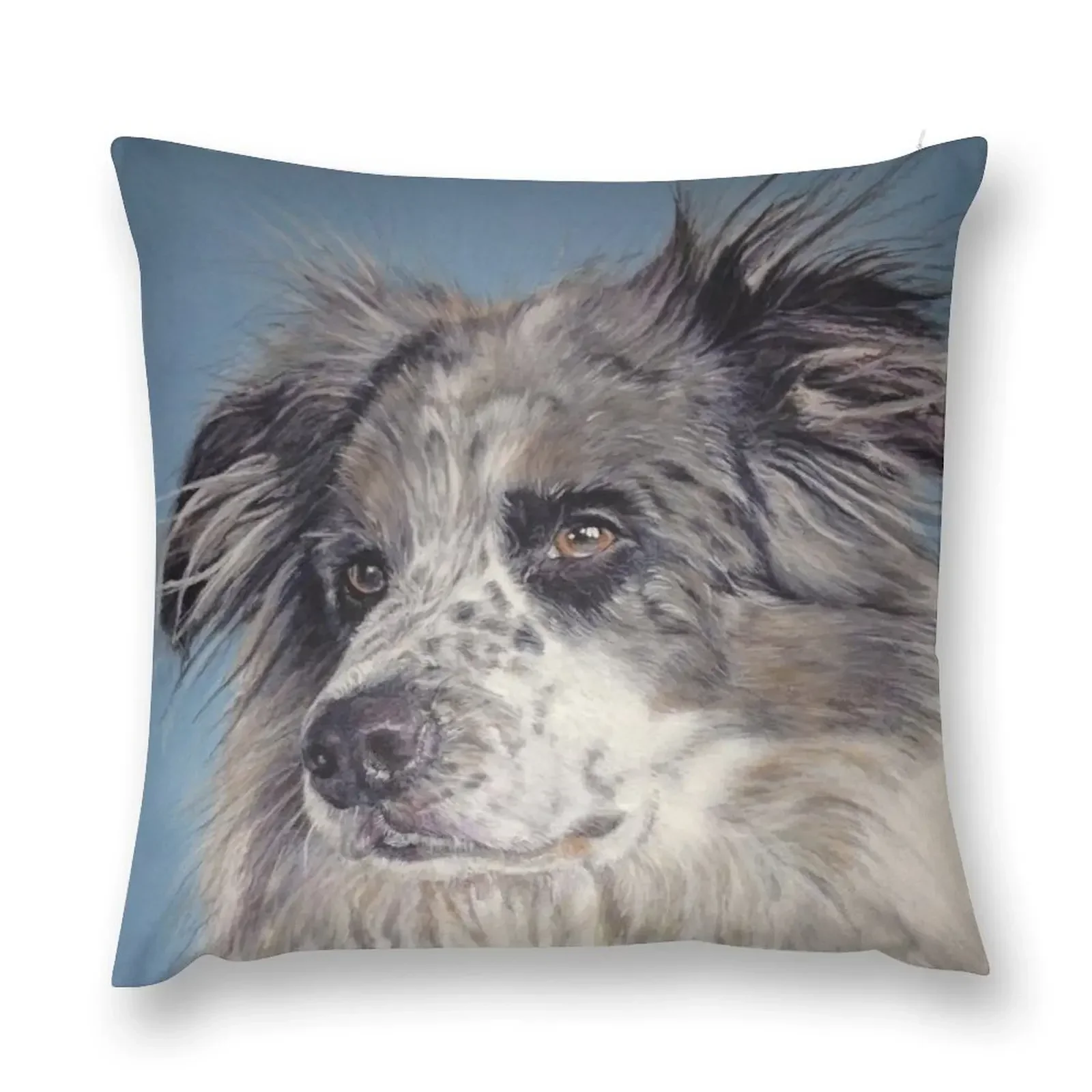 Blue Merle Border Collie art. Throw Pillow Sofa Cushion Pillowcases Cushion Covers Sofa pillow