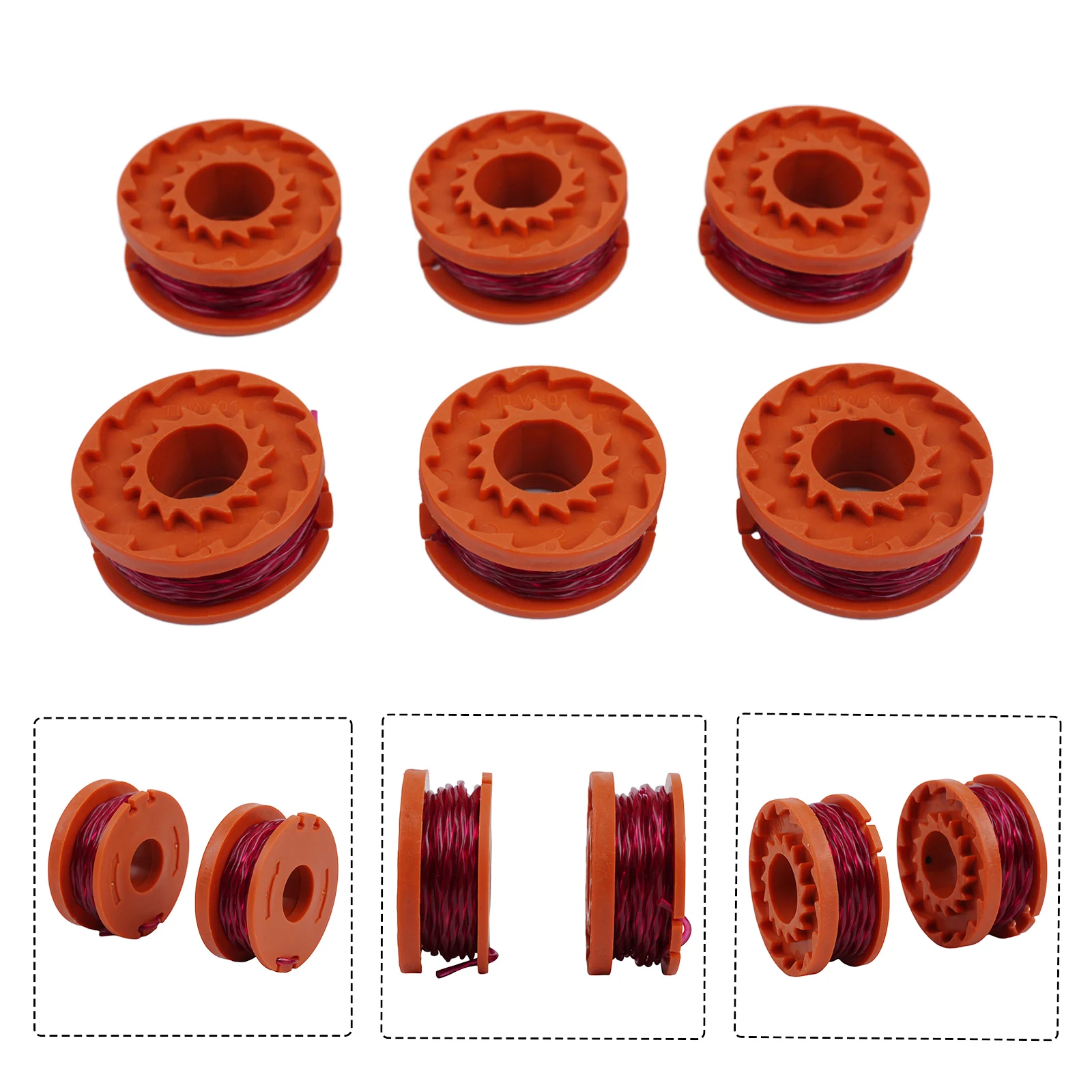 

Thread Spool & Line WG157E 150 WG163E 151 WG169E 155E Lawn Trimmer Parts Replacement Spare 163E 169E Accessories