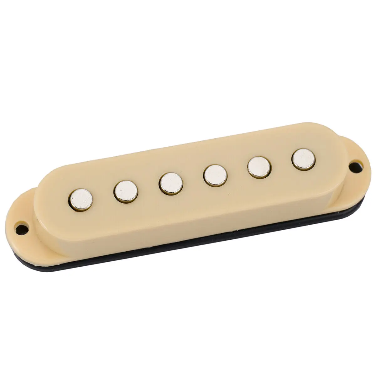 Basic Cream 50mm Ceramic Single Coil Neck Pickup For Strat ST Guitar