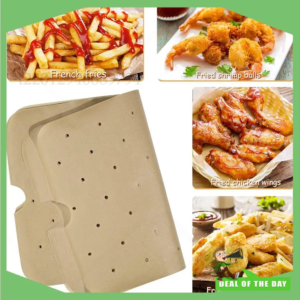 -ABPO Acessórios para fritadeira de ar de 150 peças para Ninja Foodi Smart XL, forros de papel pergaminho para fritadeira de ar para Ninja FG551 (BG500A)