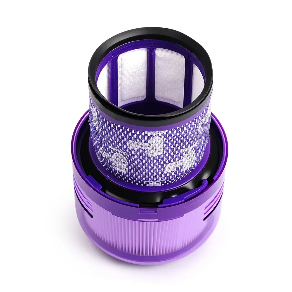 1-8 قطعة مرشح مع فرشاة ل دايسون V11 الحيوان V11 عزم الدوران محرك V15 كشف مكنسة كهربائية تنظيف إعصار الخلفية تصفية قطع الغيار