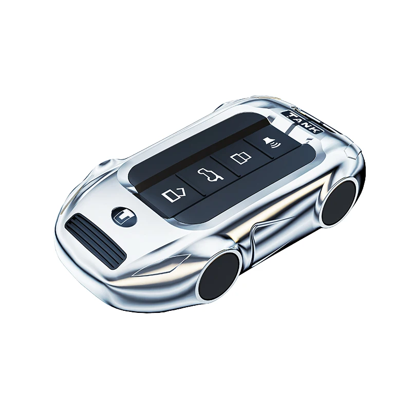 

Premium Zinc Alloy Key Cover Case for Tank 300/400/500/700 - Off-Road Key Fob Protector Keybag Keychain