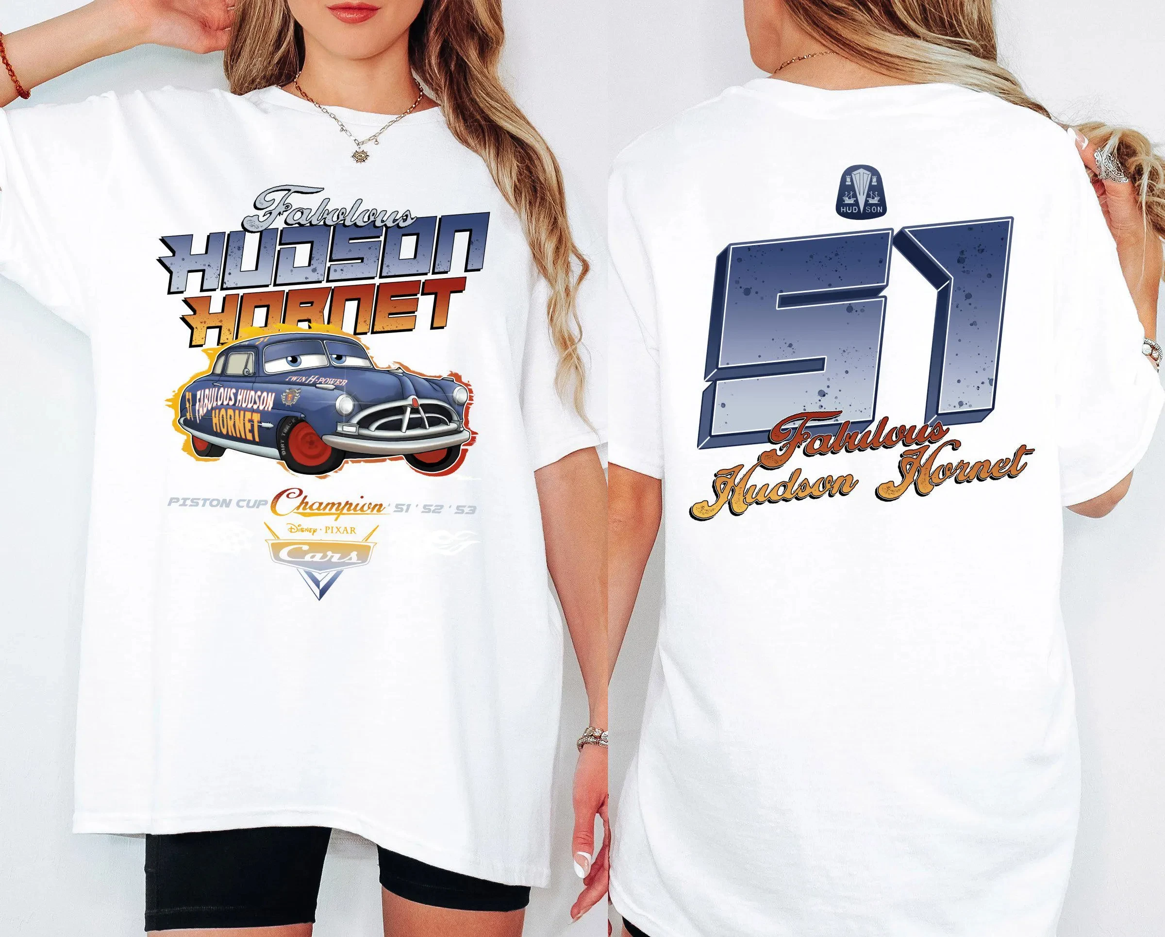 Disney carro filme camiseta moda disney feminino algodão camiseta casual unisex verão rua wear oversized mangas curtas respirável