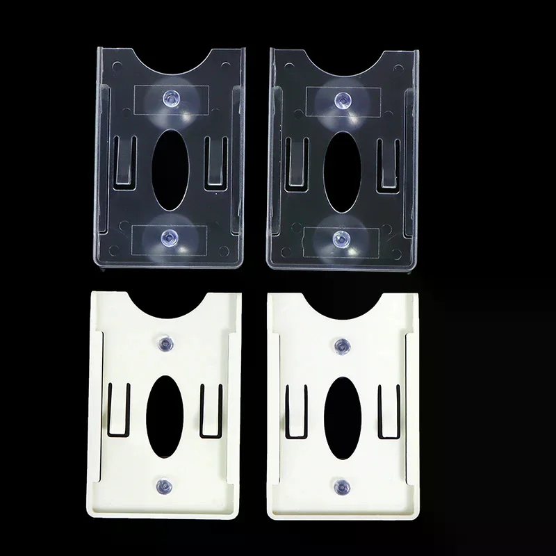 2PCS Brand New Card Holder For Windshield Glass Tag Durable ID IC  Card Sleeve