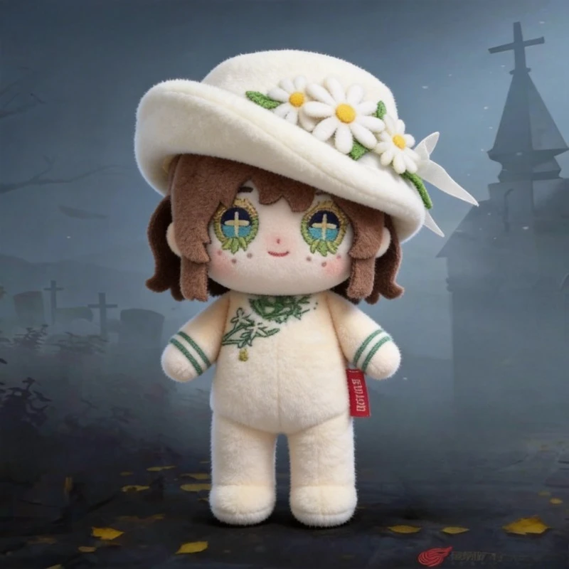 

10cm Anime Game Identity V Gardener Kawaii Cosplay Soft Cotton Doll NuNu Body Emma Cartoon Cute Mini Toy Figures Fans Decor Gift