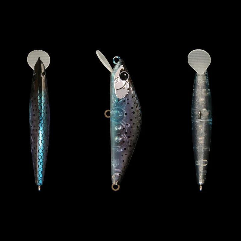 

Sinking Minnow 50mm 3g/60mm 3.6g Micro Vibration Lure Artificial Lure for Black Pond Trout and Croaker Fishing