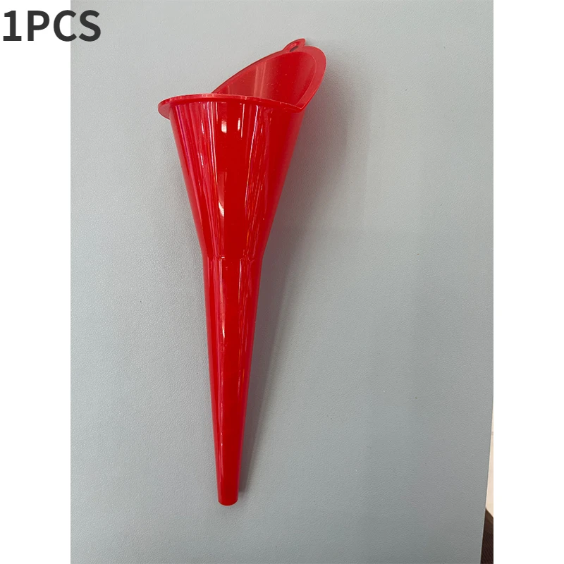 4 Stuks Auto Plastic Trechters Tanken Auto Lange Steel Trechter Benzine Olie Brandstof Vullen Tool Auto Voor Motorfiets Boerderij machine Trechter