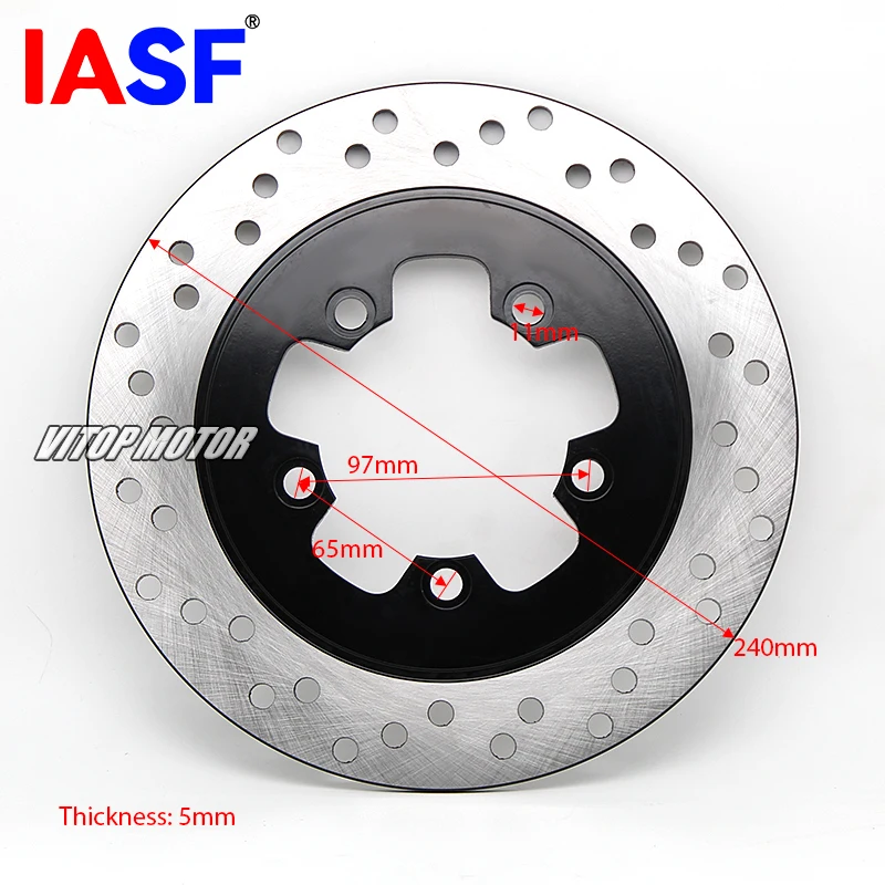Fits for Suzuki RF 400 600 900 GSX 400 750 Inazuma SV 400/650 GSF 600 1200 Bandit GSXR 750 1100 Motorcycle Rear Brake Disc Rotor