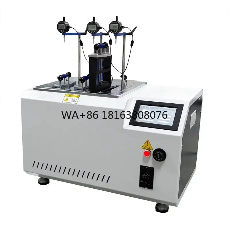 Laboratory thermal deformation Vicat softening point tester for heat resistance analysis of PVC pipes and plastic materials