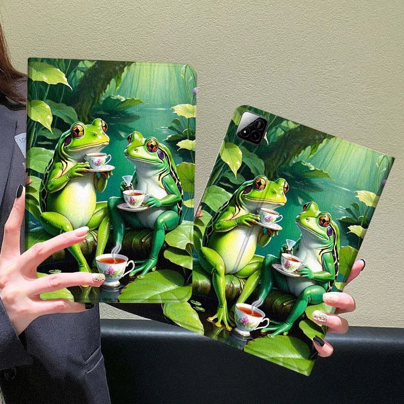 

Cartoon Anime Frog Cute For Xiaomi Redmi Mi Pad 5 6 6s 7 SE Pro Max Ultra 12.4 12.5 14 inch Tablet Case