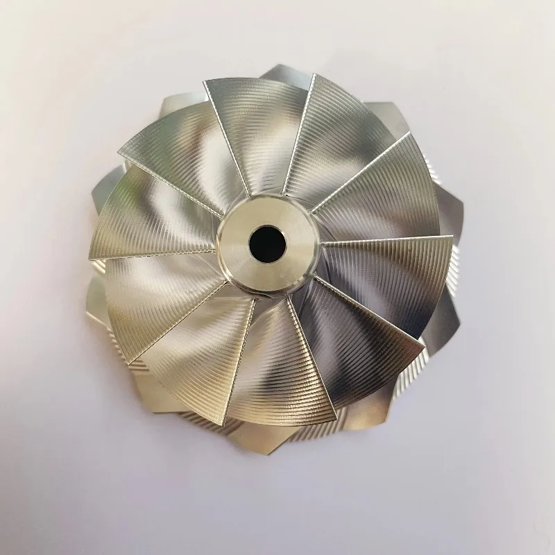 

GT3584R Reverse 10+0 Blades Point Milling 67.30/84.44mm Turbo Milling/aluminum 2618/billet Compressor Wheel