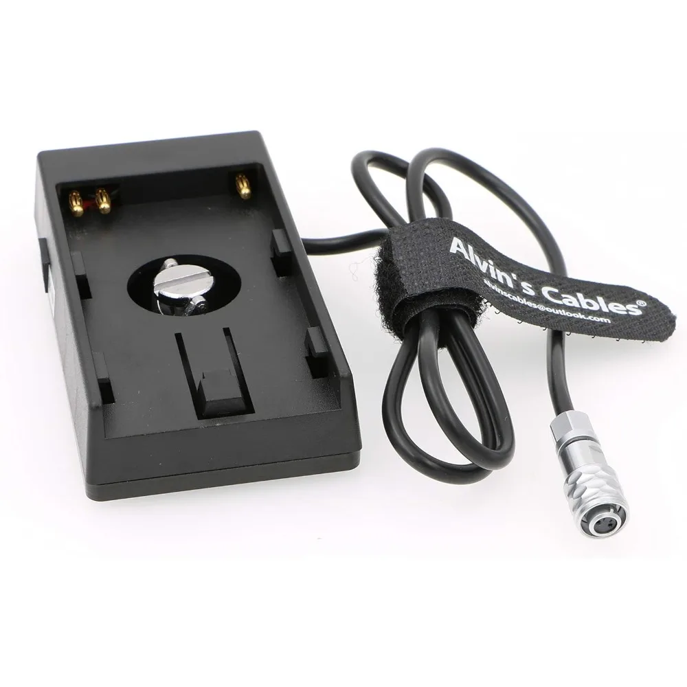 Alvin's Cables U60 Battery Mount Plate to BMPCC 4K BMD Power Cables for Sony U60 U30 Series and Blackmagic Pocket Cinema