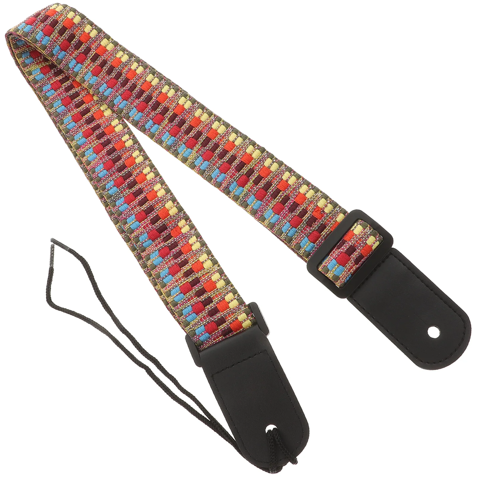 

1pc Ukulele Strap Adjustable Cotton Neck Belt Durable Premium Material Instrument Accessories Guitar Supplies