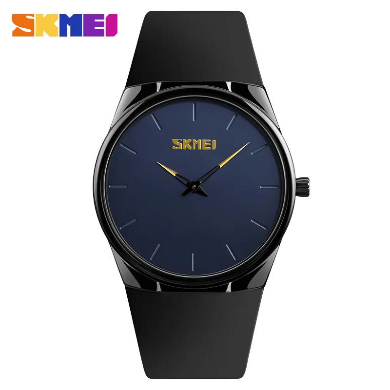 Skmei Time Simple Business Men's Watch Thin Two-Pin Scale Quartz Watch Men