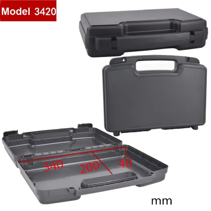 Large Plastic Tool Box Professional Equipment Safety Case Foam-lined Outdoor Vehicle Kit