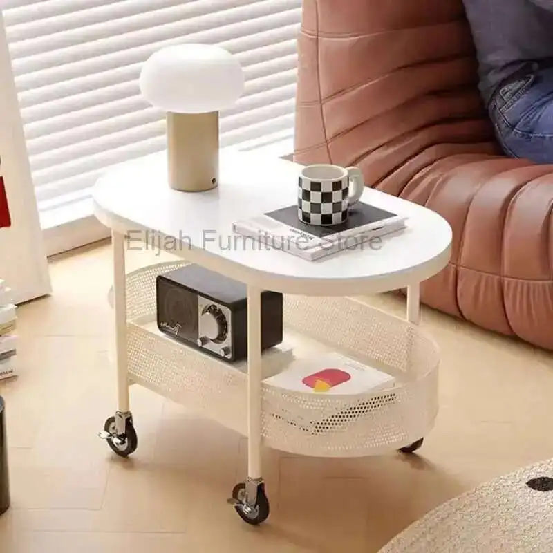 

Floor Gaming Aesthetic Bedside Table Small Mark Dresser Center Modern Nightstands Computer Round Criado Mudo Furniture SY50BC