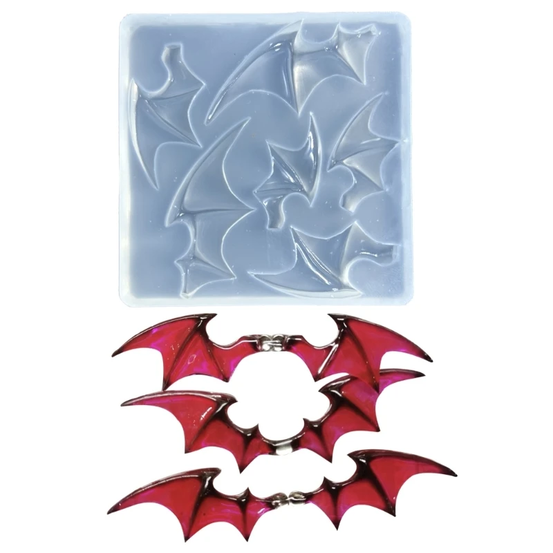 

Wings Silicone Mold Hollow Epoxy Shaker Fillings Silicone Molds Epoxy Resin Filler Mold for Quicksand Resin Mold