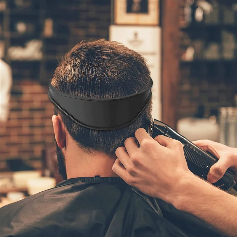 Curved Silicone Haircut Band Haircut Curved Band Silicone Haircut Tape Shaving Stencil for DIY Home Haircuts Hair