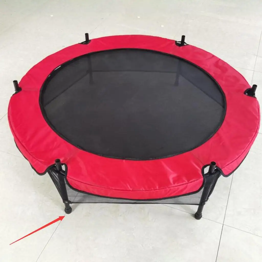 Trampoline Leg Covers Rubber Leg Tips Feet Pedestals Non Slip Prevent Walking Replacement for Hardwood Floors Table Chair Leg