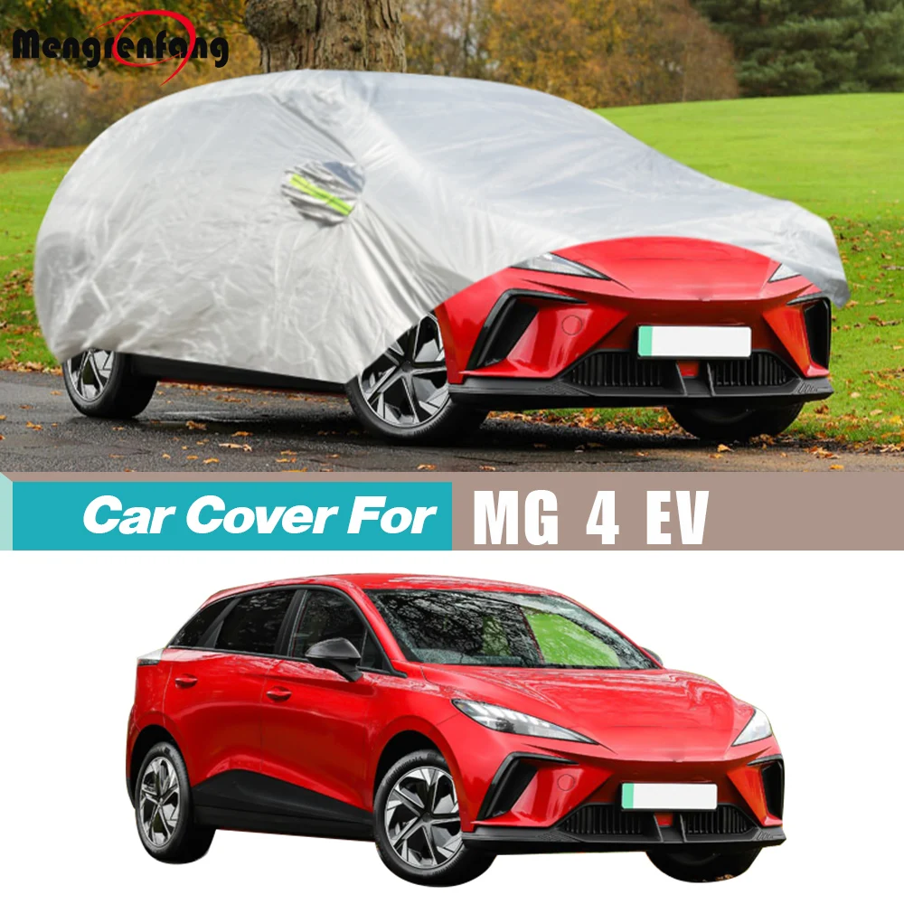 Car Cover Anti-UV Sun Rain Snow Dust Resistant Cover Windproof For MG 4 EV 2022-2026
