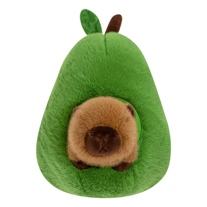 Avocado Dolphin Doll Kapibala peluche bambola può estrarre bambola regalo per bambini all'ingrosso