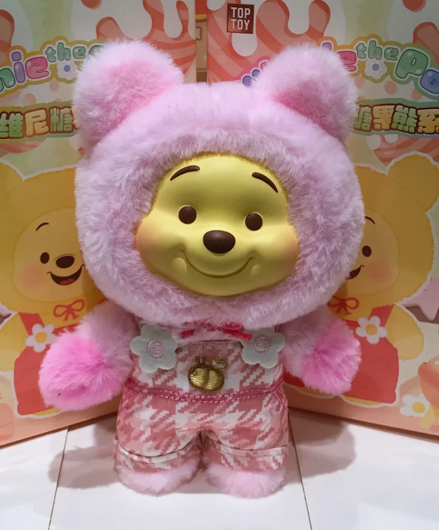 Jouet Winnie l'Ourson en Peluche pour Enfant, Modèle Mignon, Série Bonbons Ours, Boîte Aveugle, Pendentif, Cadeau d'Anniversaire, Nouvelle Collection