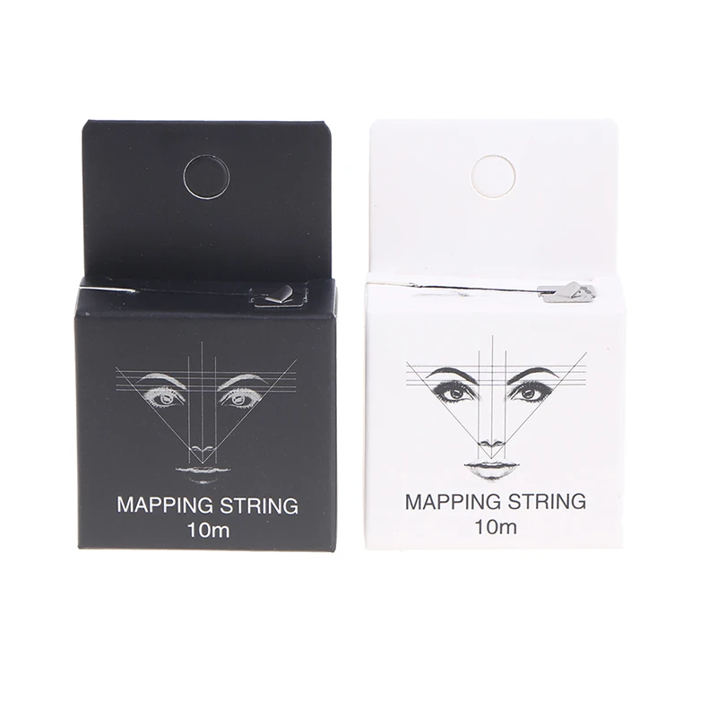 Voorgeïnkte Mapping String Microblading Wenkbrauw Marker Draad Lijn Tool 10M/32,8ft